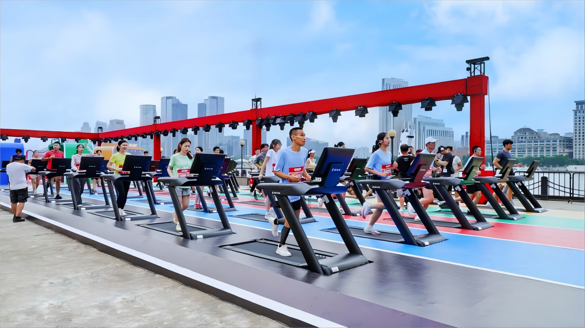 九游体育跑向巴黎：舒华体育携手天猫发起一万公里创意跑步接力赛(图4)