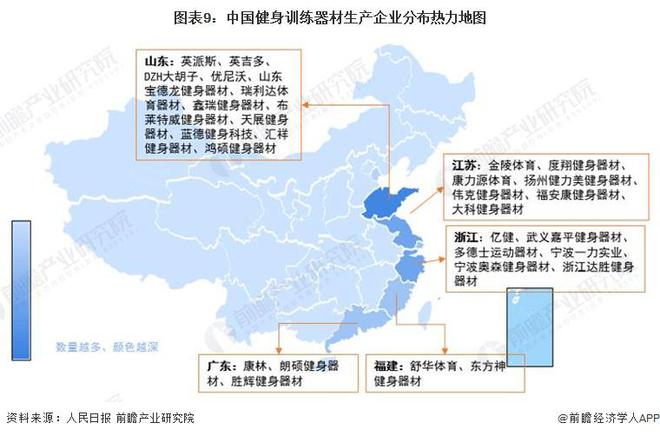 九游体育预见2024：《2024年中国健身训练器材行业全景图谱》(附市场规模、竞争格局和发展前景等)(图9)